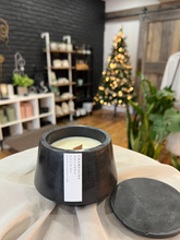 Load image into Gallery viewer, Concrete Soy Candles with Wood Wick

